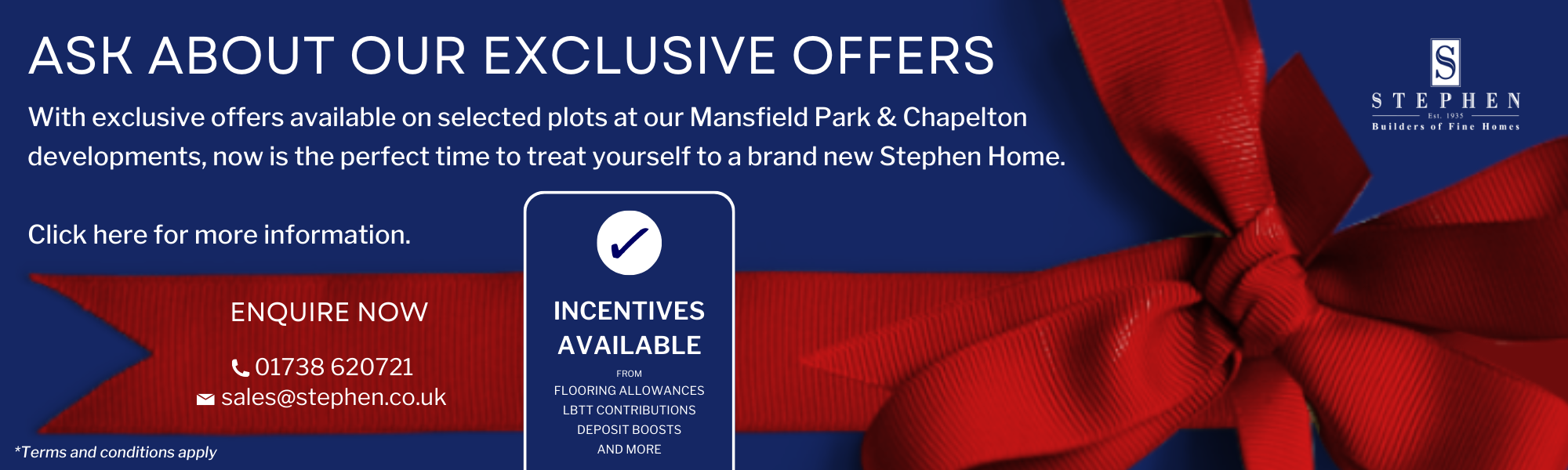 Mansfield Park Incentives